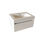 Mueble suspendido waterproof MIA60x45+Lavabo resina blanco brillo 100% hidrofugo - Foto 2