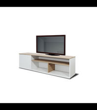 Mueble televisión Amazonas acabado blanco-artisan, 50cm(alto) 160cm(ancho)