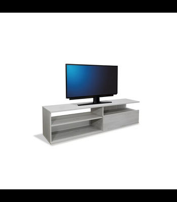 Mueble televisión Amazonas acabado blanco polar, 44cm(alto) 180cm(ancho)