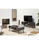 Mueble televisión para comedor modelo Nube 2 puertas acabado gris antracita, - Foto 3