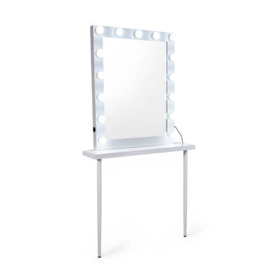 Mueble Tocador Con Espejo LED Estilo Camerino Modelo Emily Remi - Foto 2
