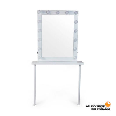 Mueble Tocador Con Espejo LED Estilo Camerino Modelo Emily Remi - Foto 3