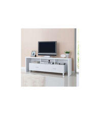 Mueble TV con ruedas Antalia roble combinado con gris 150 cm 