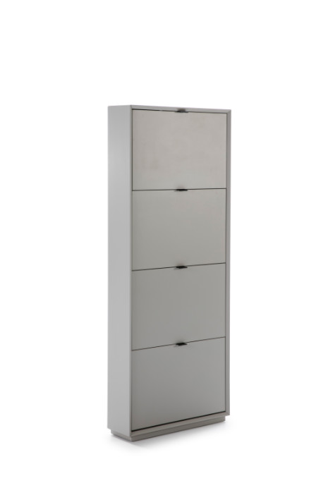 Mueble Zapatero Manila con 2 trampones en roble. 60 cm(ancho) 81.6 cm(altura)  25 cm(fondo)