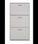 Mueble zapatero Eco de 3 puertas acabado blanco, 60 cm(ancho) 107 cm(altura) 25 - Foto 2