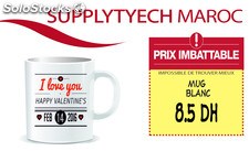 Mug blanc pour sublimation et personalisation