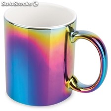 Mug ceramica metalizada multicolor