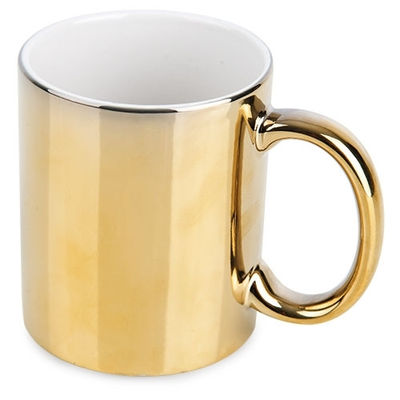 Mug ceramica metalizada oro