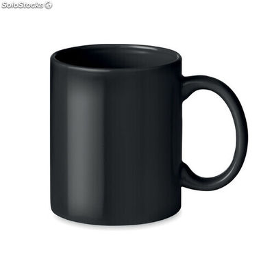 Mug en céramique coloré 300 ml noir MIMO6208-03