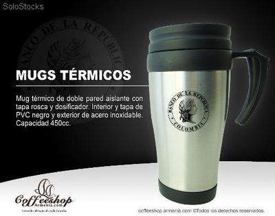 Mug s metálicos de café con logotipo empresarial - Foto 4