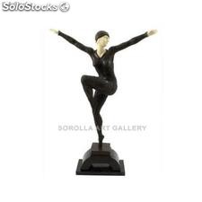 Mujer danzando - Art Decó | bronces en bronce