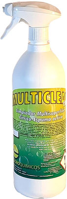 MULTICLEAN Potente Limpiador Desengrasante Multisuperficies en Spray con Espuma