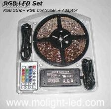 Multicolor Tiras led smd3528 + mando a distancia + adapter