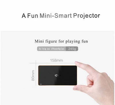 Multimedia Proyector de Video Inteligente Android 4.44 Mini Proyector HD Led de