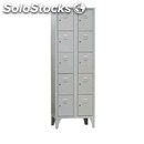 Multiple tier locker - steel laminate profile - thickness 6/10 - mod. 170/10 -