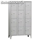 Multiple tier locker - steel laminate profile - thickness 6/10 - mod. 170/12 -