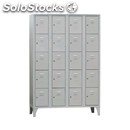 Multiple tier locker - steel laminate profile - thickness 6/10 - mod. 170/20 -