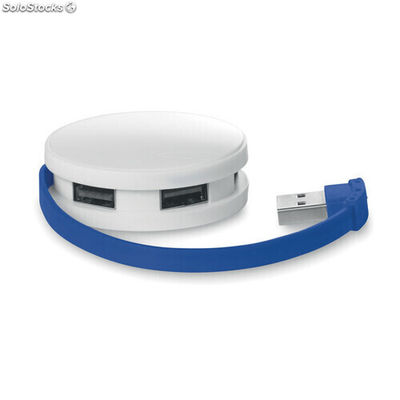 Multiporta USB rotonda blu royal MIMO8671-37