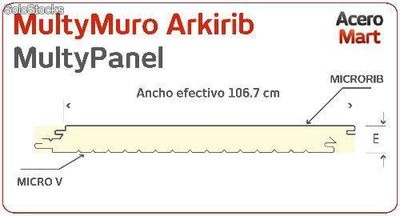 MultyMuro Arkirib MultyPanel - Panel Aislado Estetico - Acabado Contemporaneo - Foto 2