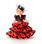 Muñeca 25 cm colección con vestido andaluza - 3