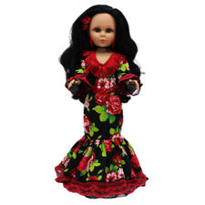 Muñeca Naia Flamenca andaluza 41 cm. original Folk Artesanía colección Vidal