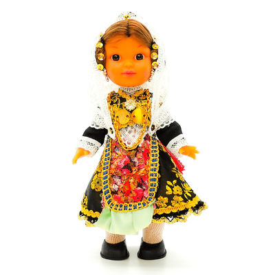 Muñeca regional Salmantina Folk Artesanía original colección 25 cm. vestido