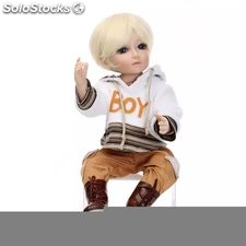 muñeco 45cm BJD simulación hermoso chico lindo muñeca juntas