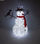 Muñeco de Nieve Iluminado 89cm Decoración Navideña Adviento 100 LEDs - 1