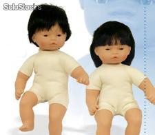 Muñecos Cuerpos blanditos 32 cm - Asiáticos