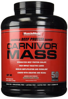 Muscle Meds Carnivor Mass Chocolate Fudge - 5.99 lbs