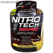MuscleTech Nitro Tech Ripped Powder, French Vanilla Swirl, 4lbs