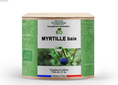 Myrtille baie bio 120 gélules