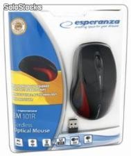 Mysz esperanza EM101R 2.4GHz bezp. USB Antares
