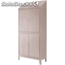N. 4 compartment stainless steel wardrobe locker - n. 4 doors grade 304