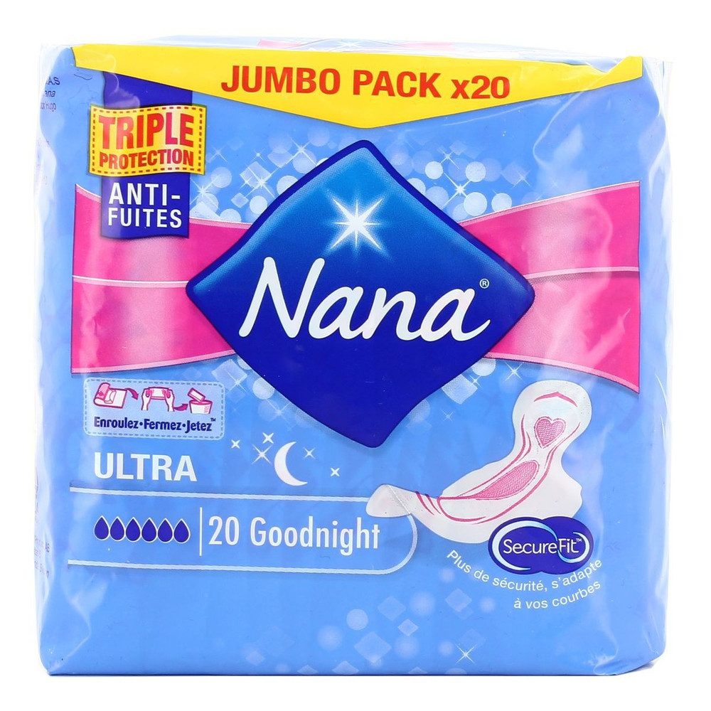 Serviettes Hygiéniques - Nana Ultra Normal SF00117 - Sodishop