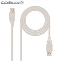 Nanocable Cable usb 2.0, Tipo a-m-a-m, 2.0 m