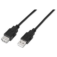 Nanocable Cable usb 2.0 Tipo-a m-h p Negro 1,8 m