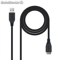 Nanocable Cable USB 3.0 Tipo A-macho-MicroUsb-B 2m