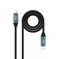 Nanocable Cable usb 3.2 GEN2x2 100W 4K usb-c 1 m