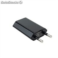 Nanocable Mini Cargador USB Ipod -Iphone 5V-1A Neg