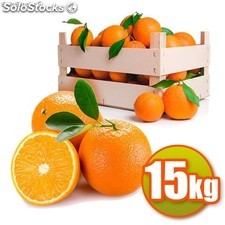 Naranjas Grandes de primera en caja de 15kg