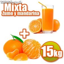 Naranjas para zumo y mandarina 15kg
