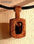 Naszyjnik - Bursztyn bałtycki oprawiony w drewno 1090 - Zdjęcie 4