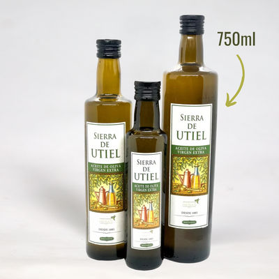 Natives Olivenöl extra 750mL Glasflasche - Sierra de Utiel - 100% Kaltgepresst - Foto 2