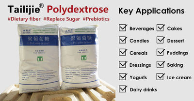 Natural Food Ingredients sweeteners Dietary fiber polydextrose - Foto 2