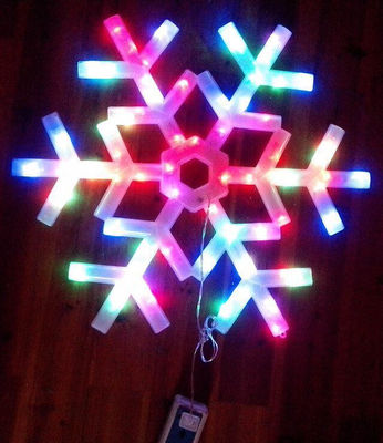navidad luces de la decoración del copo de nieve
