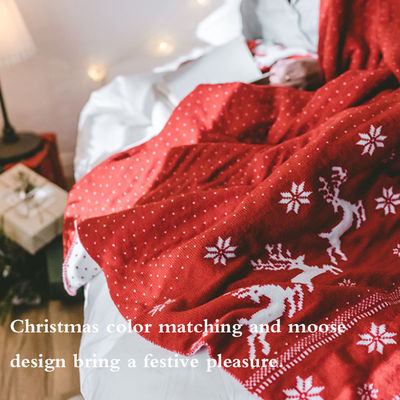 Navidad manta de punto para adultos y bebés con material de algodón - Foto 3