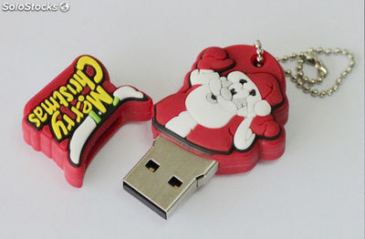 Navidad memoria usb Flash Drive USB 2.0 pendrive al por mayor 305 - Foto 2