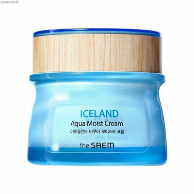 Nawilżający krem do twarzy The Saem Iceland Aqua Moist (60 ml)