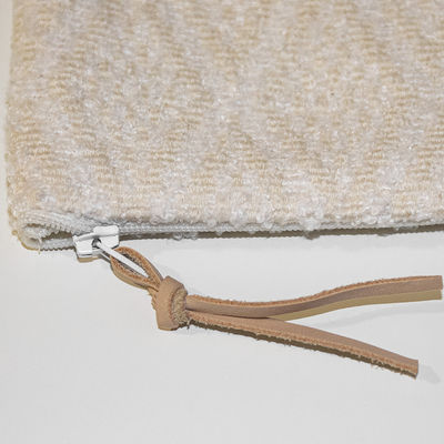 Neceser de algodón y poliéster textura rizada - Foto 2